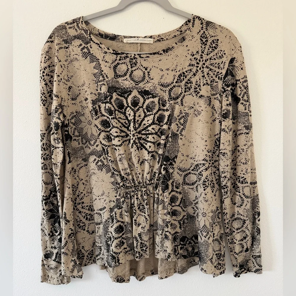 Peruvian connection blouse size xs/s - Picture 2 of 10